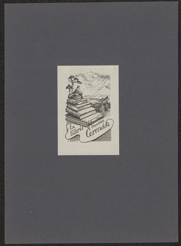 Jaro (Jaroslav) Beran – Exlibris František Čermák 