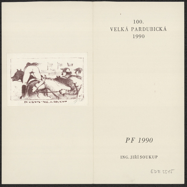 Ladislav Lapáček – Ex libris ing. J. Soukup 