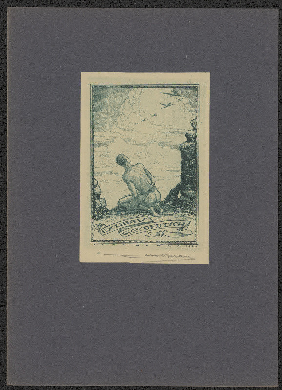 Jaro (Jaroslav) Beran – Exlibris Gustav Deutsch 