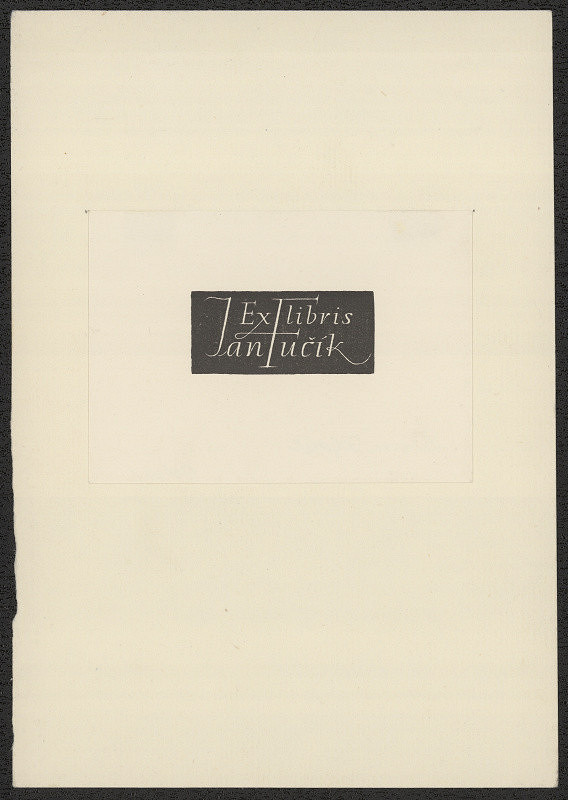 Dagmar Lebrová (Popelková) – Ex libris Jan Fučík 