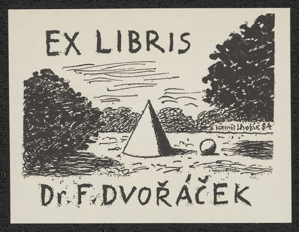 Kamil Lhoták – Ex libris Dr. F. Dvořáček 