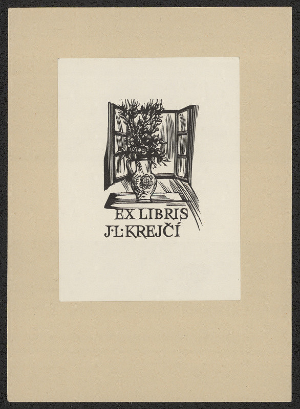 Bohdan Lacina – Ex libris J. L. Krejčí 