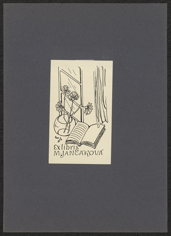 Alena Ladová – Ex libris M. Jančáková 