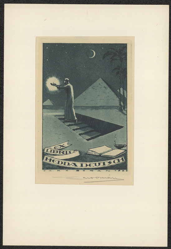 Jaro (Jaroslav) Beran – Exlibris Hedda Deutsch 