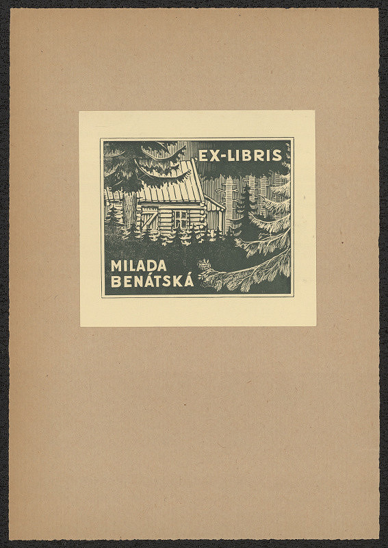 J. Laurenz – Ex libris Milada Benátská 