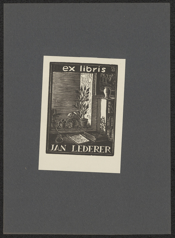 M. Lederer – Ex libris Jan Lederer 