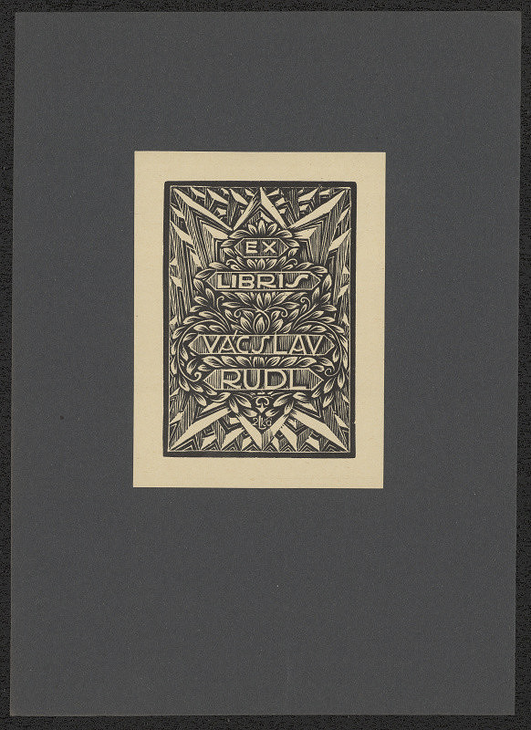 Karel Lehký-Brodský – Ex libris Vácslav Rudl 