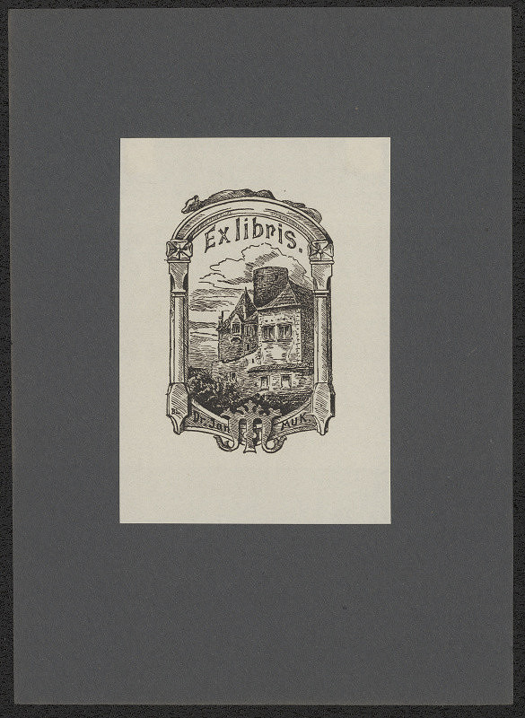 Bohdan V. Liška – Ex libris Dr. Jan Muk 