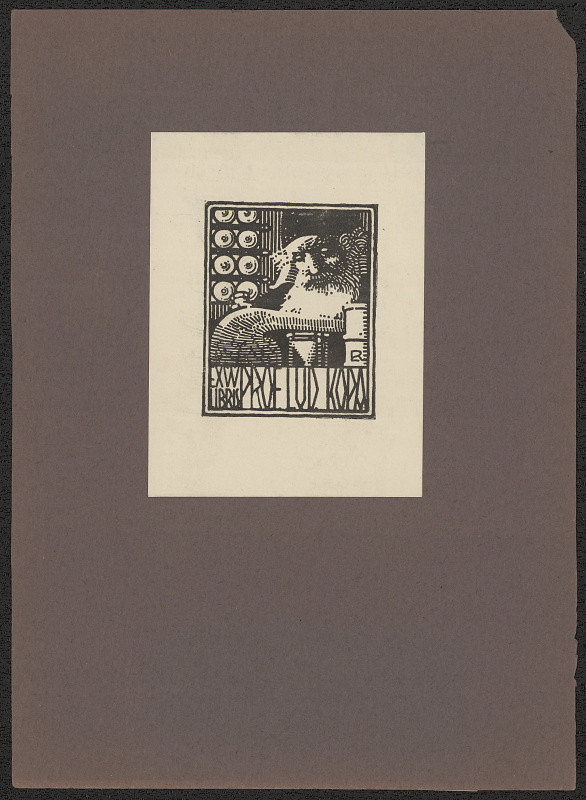 Rudolf Livora – Ex libris Prof. Lud. Kopa 