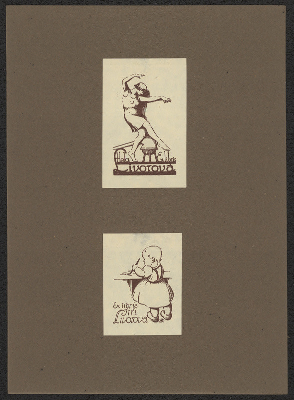 Rudolf Livora – Ex libris Hela Livorová 