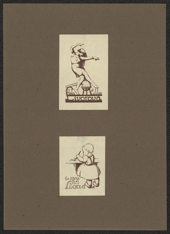 Rudolf Livora – Ex libris Jiři Livorová 