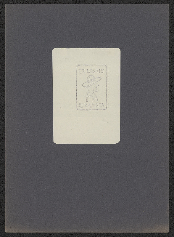 Josef Lada – Ex libris K. Kampfa 