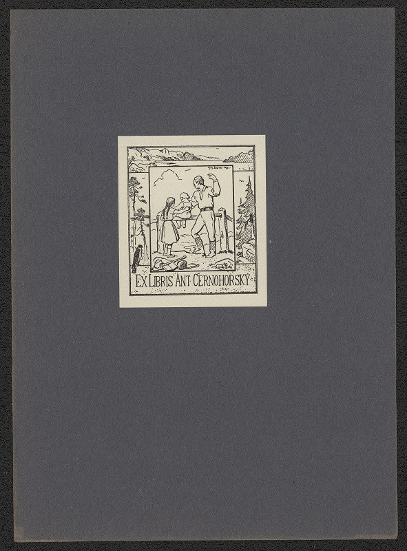 Josef Lhota – Ex libris Ant. Černohorský 