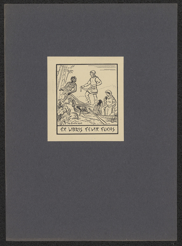Josef Lhota – Ex libris Felix Fuchs 