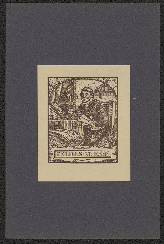 Josef Lhota – Ex libris: Vl. Káš. in J. Lhota. Dvanáct ex libris. Praha 1922 