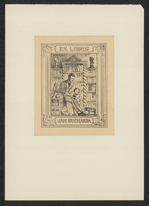 Josef Lhota – Ex libris Jan Sucharda. in Jozef Lhota. Ex libris III. Praha 1938 