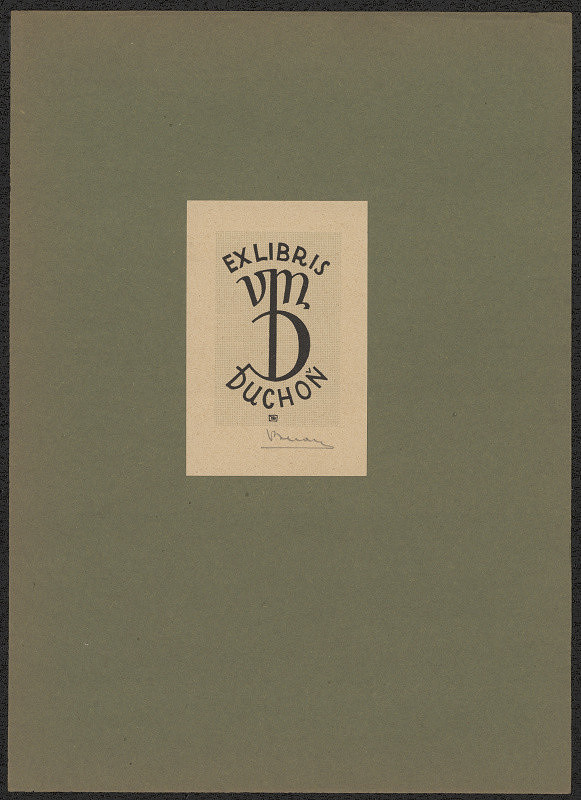 Jaro (Jaroslav) Beran – Exlibris Duchoň 