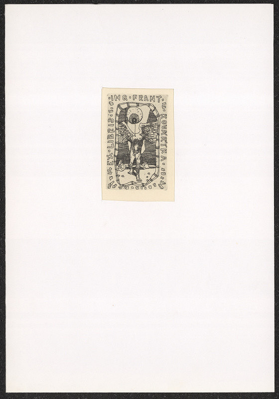 Josef Liesler – Ex libris Ing. Frant. Kovaříka 