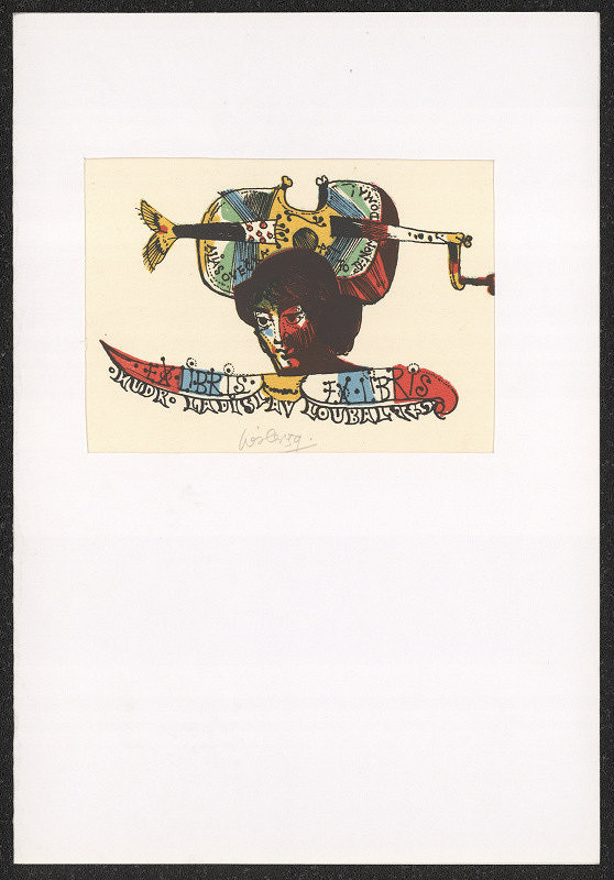 Josef Liesler – Ex libris MUDr. Ladislav Loubal 