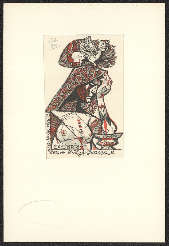 Josef Liesler – Ex libris Johan H. A. Jansen 