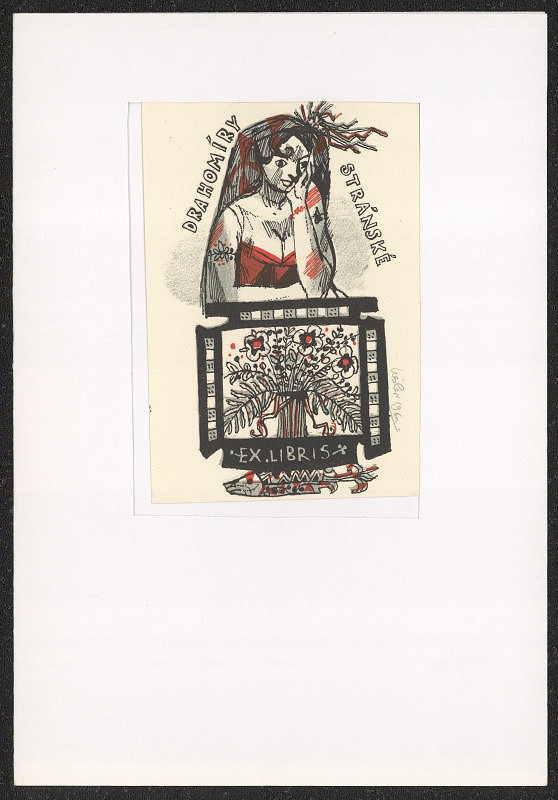 Josef Liesler – Ex libris Drahomíry Stránské 