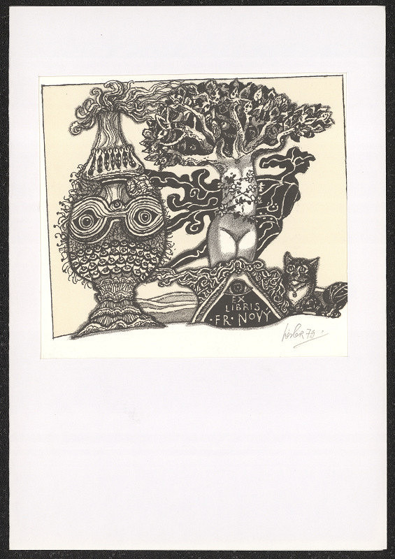 Josef Liesler – Ex libris Fr. Nový 