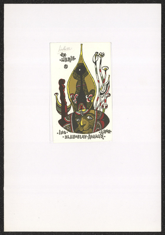 Josef Liesler – Ex libris Ing. Blahoslav Adamík 