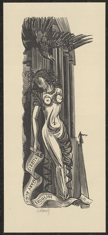 Jaroslav Lukavský – Ex libris Mary Alice Ercolini 