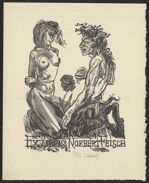 Jaroslav Lukavský – Ex libris Norbert Felsch 