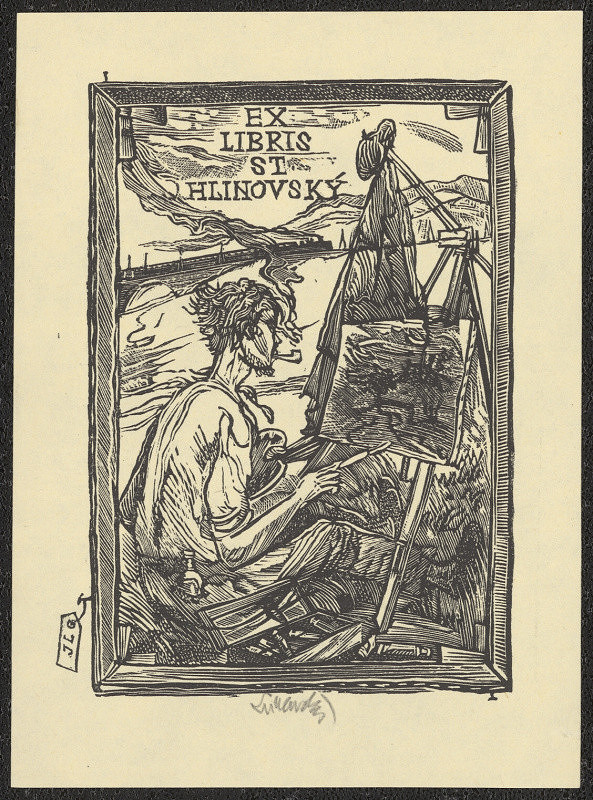 Jaroslav Lukavský – Ex libris St. Hlinovský 