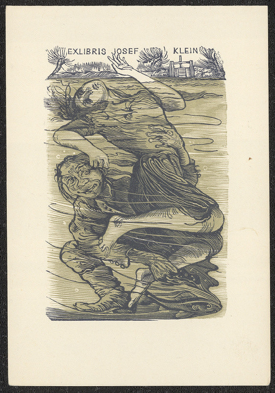 Jaroslav Lukavský – Ex libris Josef Klein 