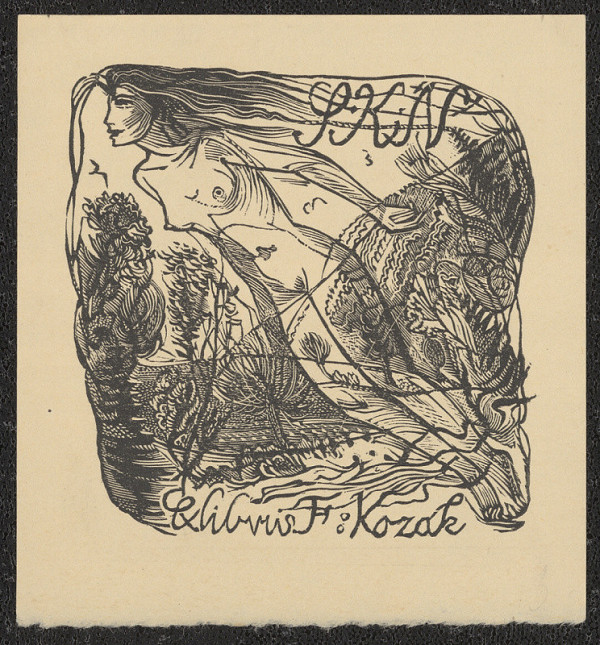 Jaroslav Lukavský – Ex libris F. Kozák 