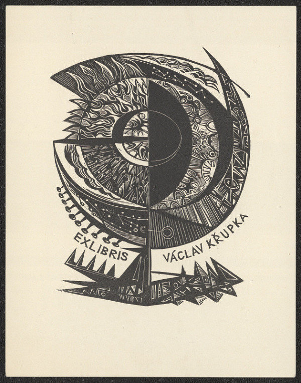 Jaroslav Lukavský – Ex libris Václav Křupka 