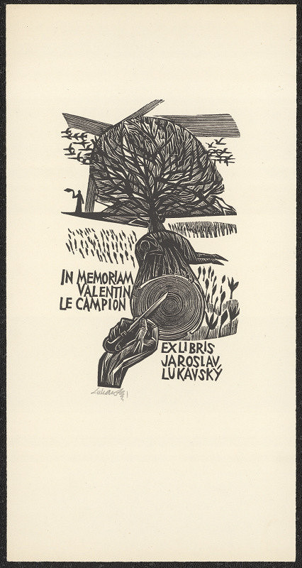 Jaroslav Lukavský – Ex libris Jaroslav Lukavský. In Memoriam Valentin le Campion 