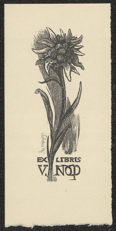 Jaroslav Lukavský – Ex libris V. Nop 