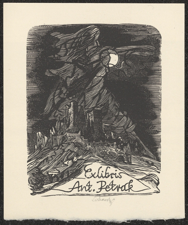 Jaroslav Lukavský – Ex libris Ant. Petrák 