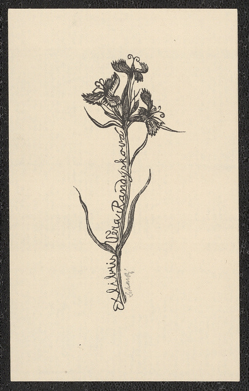 Jaroslav Lukavský – Ex libris Věra Randýsková 