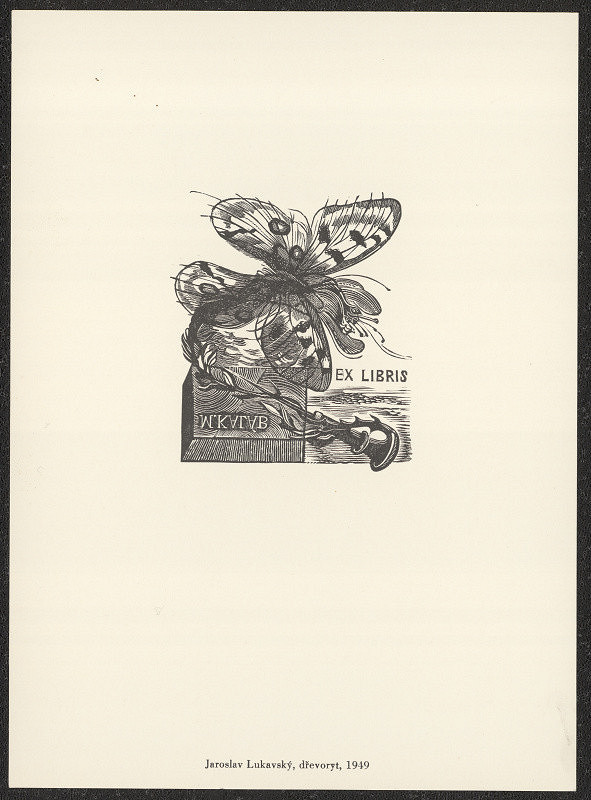 Jaroslav Lukavský – Ex libris M. Kaláb 