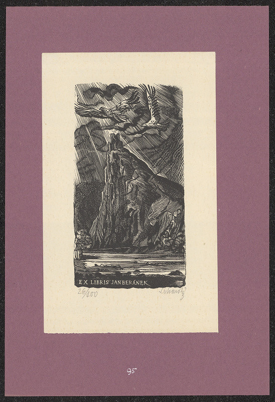 Jaroslav Lukavský – Ex libris Jan Beránek 