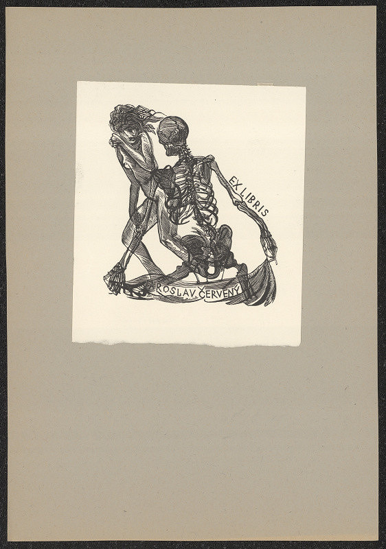 Jaroslav Lukavský – Ex libris Jaroslav Červený 