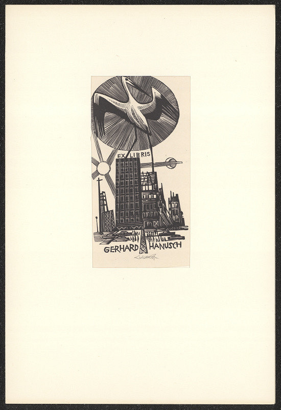 Jaroslav Lukavský – Ex libris Gerhard Hanusch 