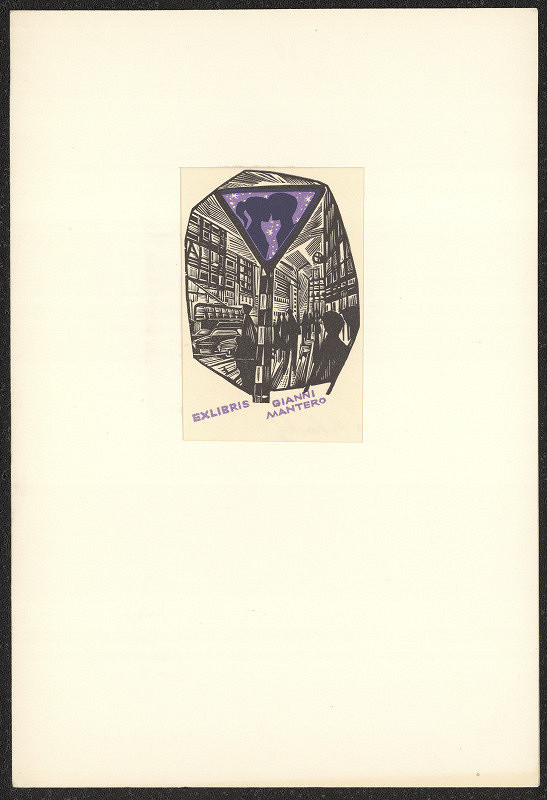 Jaroslav Lukavský – Ex libris Gianti Mantero 