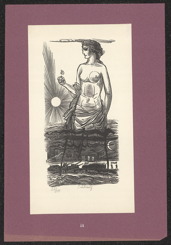 Jaroslav Lukavský – Ex libris Anton Rybička 