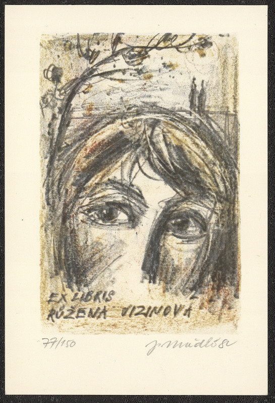Jiří Mádlo – Ex libris Růžena Vizinová 