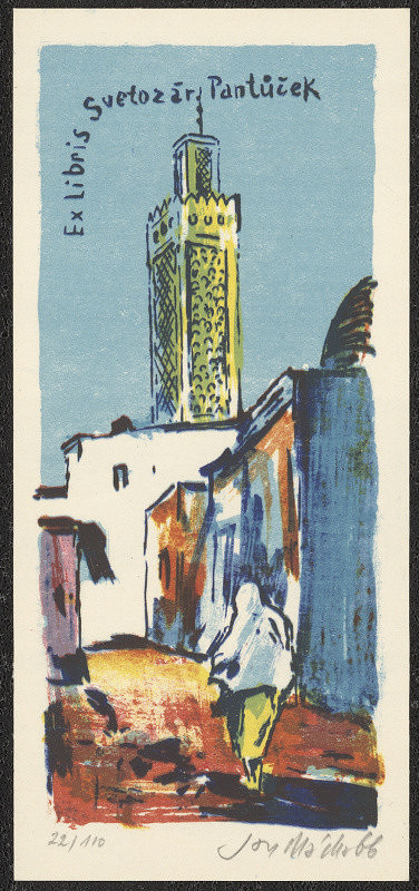 Jan Mácha – Ex libris Svetozár Pantůček 