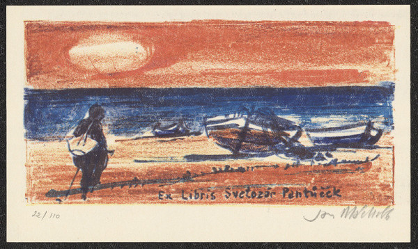 Jan Mácha – Ex libris Svetozár Pantůček 