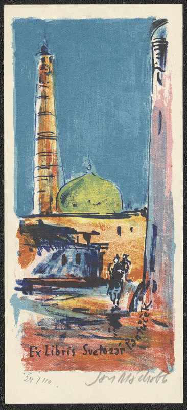 Jan Mácha – Ex libris Svetozár Pantůček 