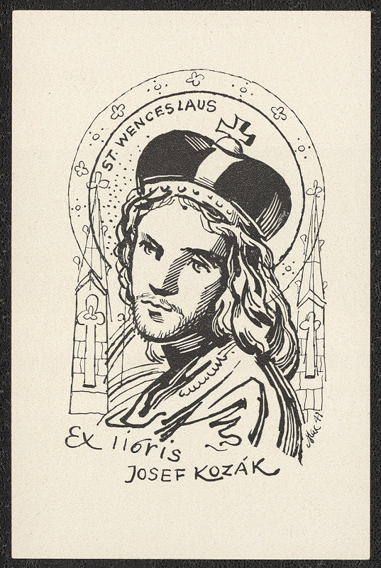 Antonín Marek Lukáš Machourek – Ex libris Josef Kozák 