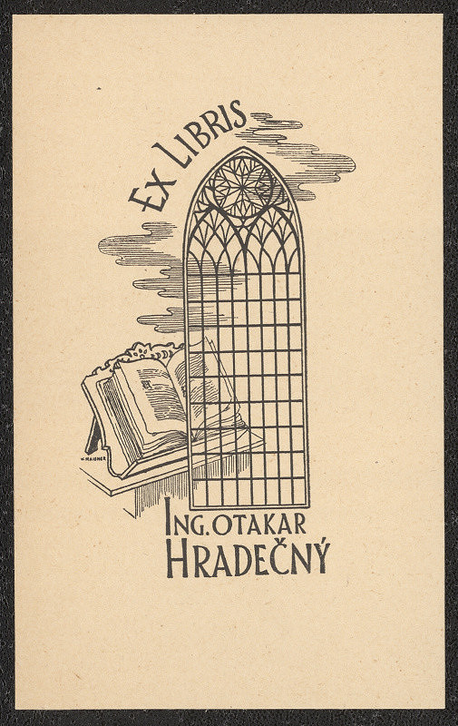 Vladimír Maisner – Ex libris Ing. Otakar Hradečný 