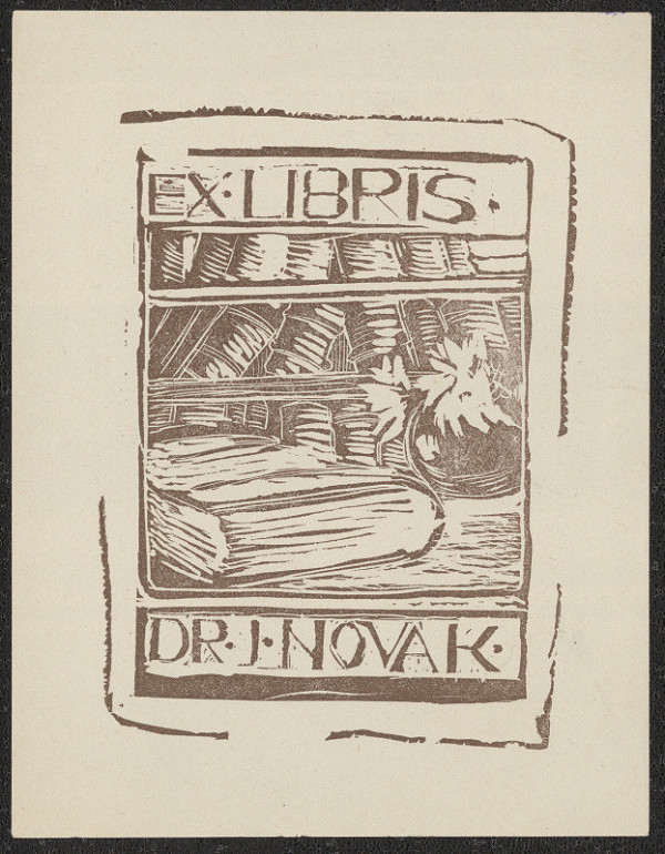 Jaroslav Malinský – Ex libris Dr. J. Novák 
